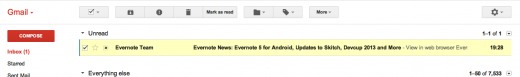 Gmail unread first